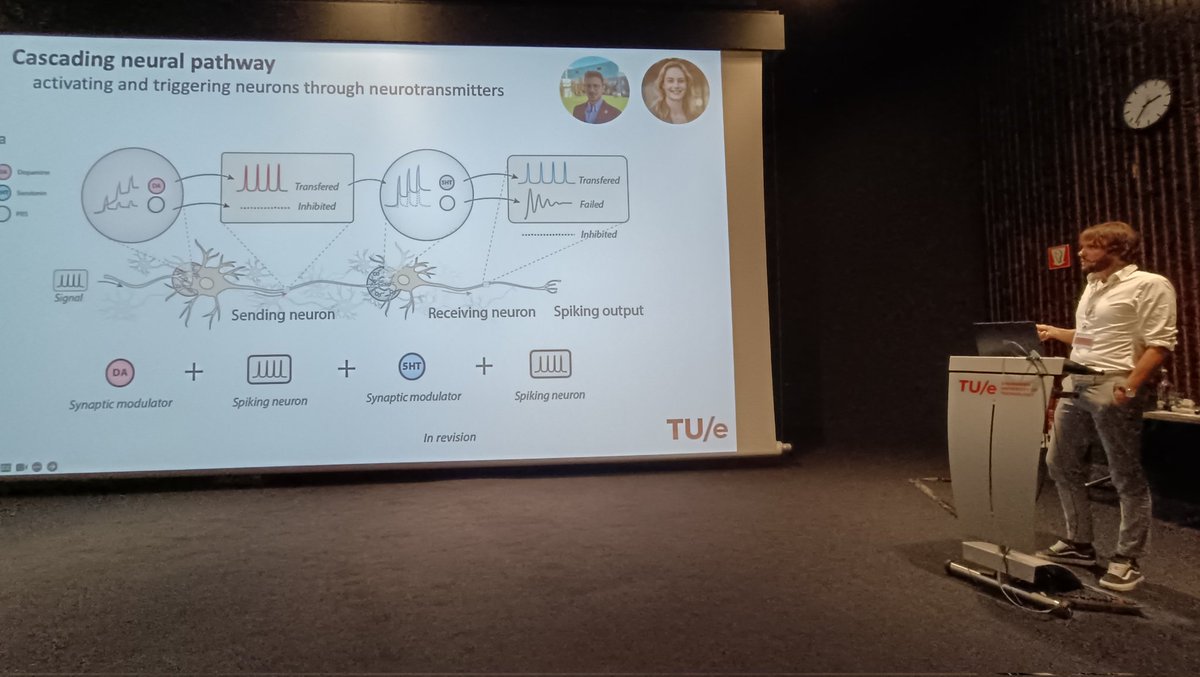 Today's final keynote has been given by Prof. Yoeri van de Burgt (<a href="/yvdburgt/">Yoeri van de Burgt</a>) from  <a href="/TUeindhoven/">TU Eindhoven</a>. His talk focused on the fascinating frontier of organic neuromorphic chips. #IEEE #CIBCB2023