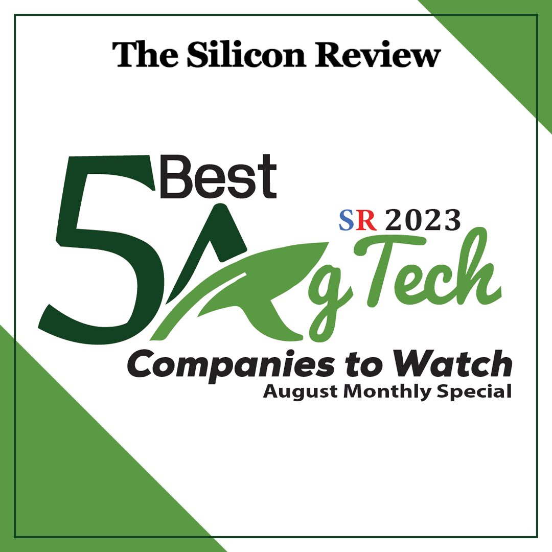 AgRenaissance's tweet photo. We have been recognized as one of the top 5 best #agtech companies to watch by the @Dsiliconreview 

We are very proud because it validates the hard work by so many. ☺️

Read the article: https://t.co/jupUxv7PIN

Joined by @FullHarvestTech, @fieldintech, @CarrotVenture https://t.co/PYTLUZZClN