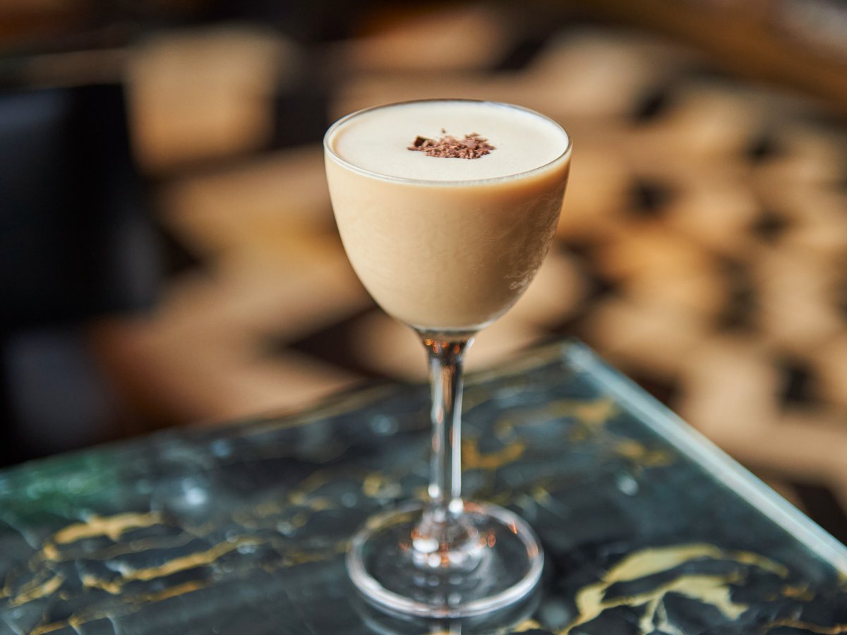 From The Wolseley bar; the Mayfair made with Ron Zacapa Centenario rum, Frangelico, coffee liqueur and cream