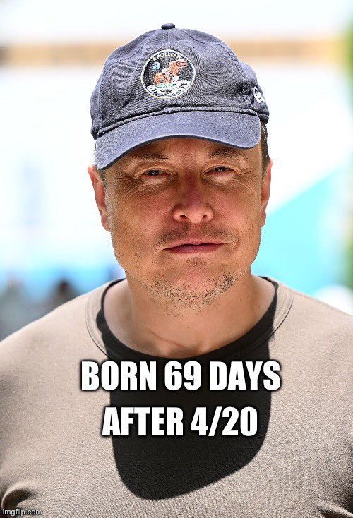 cb_doge's tweet photo. Elon Musk is now following 420 people on 𝕏.

He made 69 posts from his account yesterday.

He was born 69 days after 4/20. https://t.co/DFXJmy2aPa