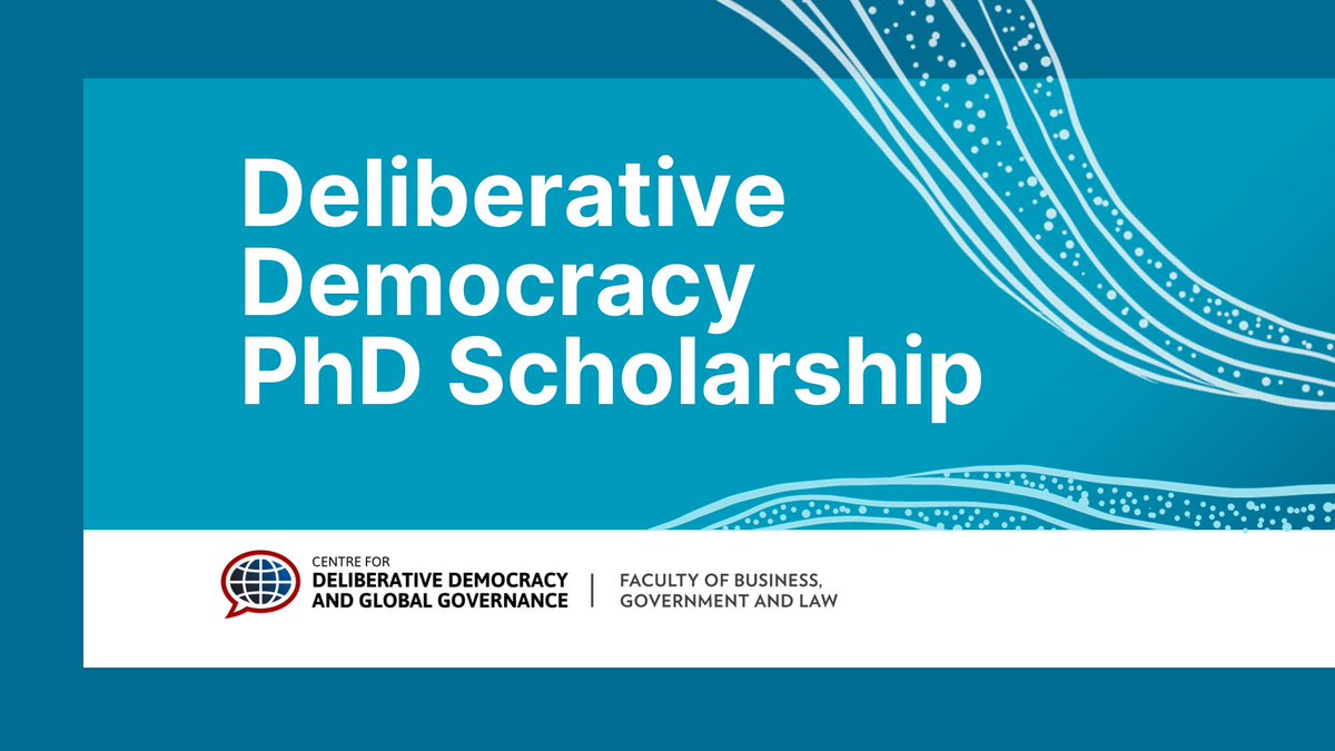 DelDemUCan (@deldemucan) on Twitter photo SCHOLARSHIP ALERT 📢
Places available for PhD scholarships (domestic + international) funded by <a href="/UniCanberra/">University of Canberra</a>.
Our Centre is keen to welcome new PhD students advancing our current research agenda🎉
Scholarship info here: canberra.edu.au/research/gradu… SCHOLARSHIP ALERT 📢
Places available for PhD scholarships (domestic + international) funded by <a href="/UniCanberra/">University of Canberra</a>.
Our Centre is keen to welcome new PhD students advancing our current research agenda🎉
Scholarship info here: canberra.edu.au/research/gradu…