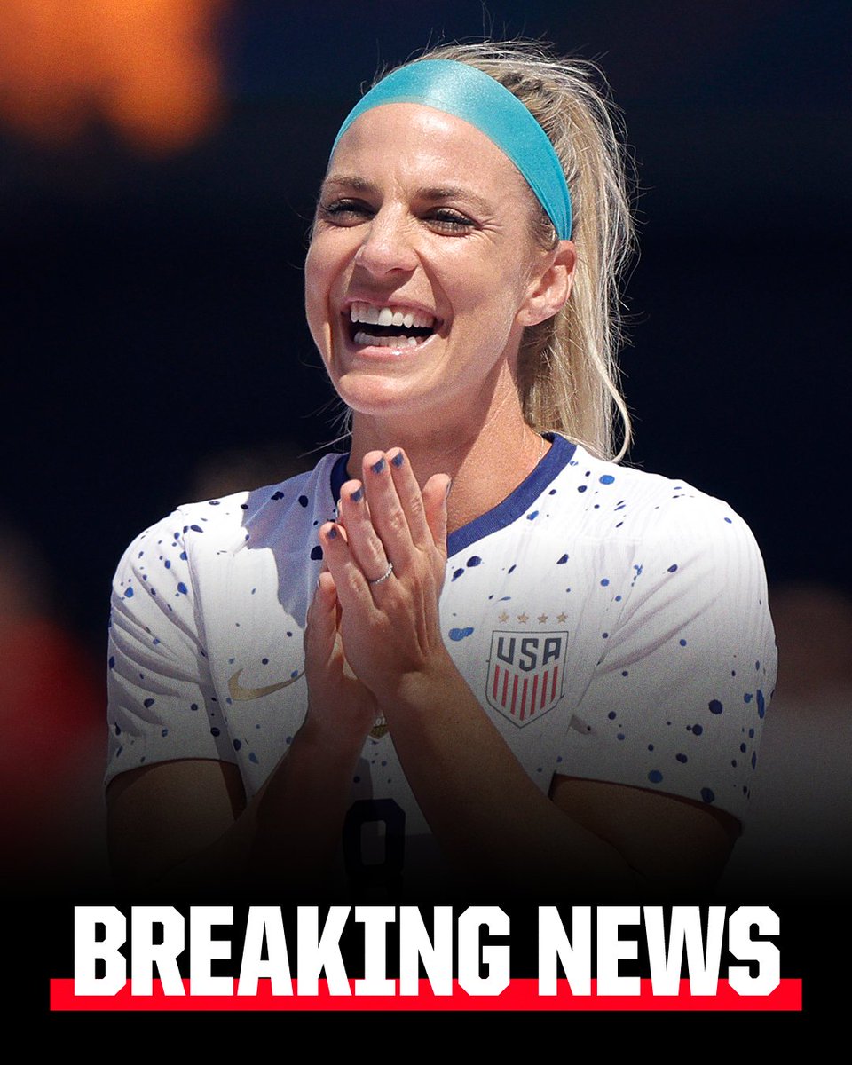 Breaking: Two-time World Cup Champion Julie Ertz has announced her retirement from soccer.

"Representing this country on the National Team has been the greatest honor," Ertz said in a statement.