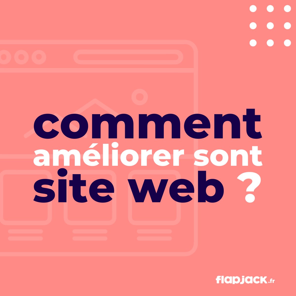 flapjackagency's tweet photo. Vous souhaitez améliorer votre site web et maximiser son impact en ligne ?
Découvrez nos conseils pour réussir en ligne ! 💻✨ https://t.co/qCD78Cx8Kk