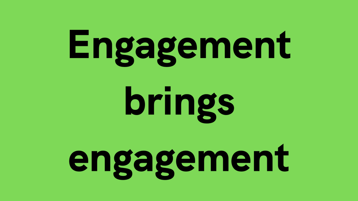Looking to boost engagement on your content? Try this winning strategy:

1. Cultivate meaningful interactions.
2. Respond and engage with others.

Keep in mind that consistent engagement is key. Inconsistency could mean lower long-term engagement.