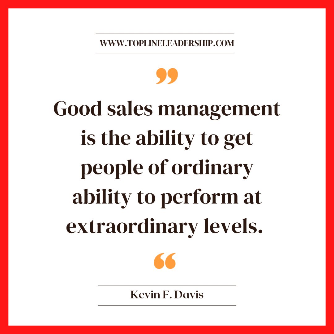 kevinfdavis's tweet image. To help your sales reps perform at extraordinary levels, you must take time time to observe and coach.

#sales #salesleader #salesleadership #salesmanager #salesmanagement #salescoaching #salestraining