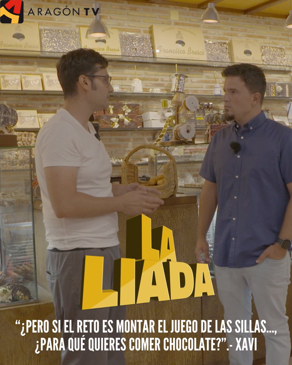 ESTE DOMINGO LA LIAMOS CON SILLAS. 🪑😄🪑🥴🪑😲
¿QUIERES JUGAR? 💃🪑
DOMINGO - 2130H - ARAGON TV 📺💥
<a href="/aragontv/">Aragón TV</a> @ayuntamientodebenabarre <a href="/udbenabarre/">U.D.Benabarre</a> @benabarre_turismo @laspiscinasbenabarreresort @bibliotecabenabarre