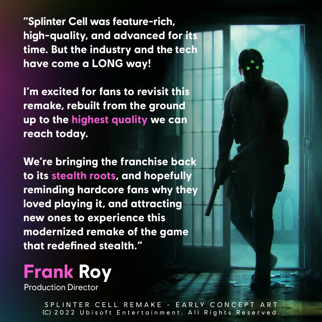 Why Ubisoft Is Remaking Splinter Cell