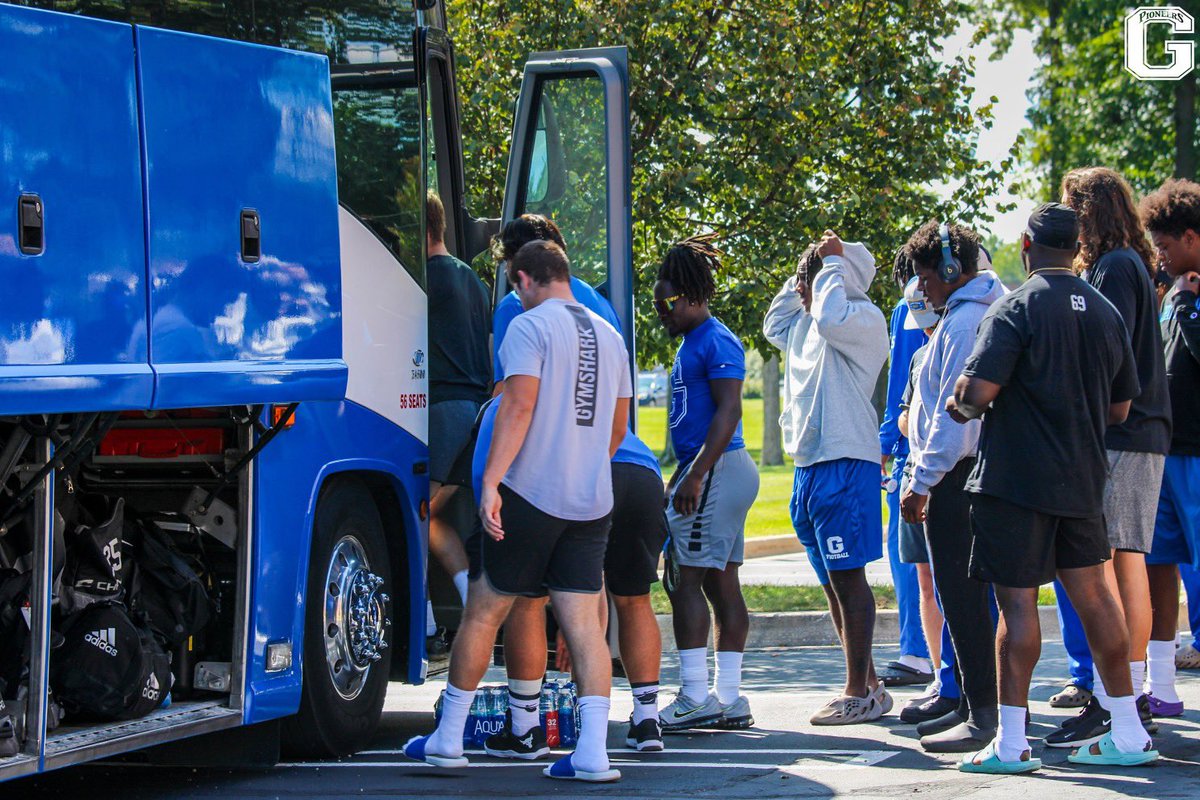 Headed to work 🧳 #GoPioneers | #GSUvsNU