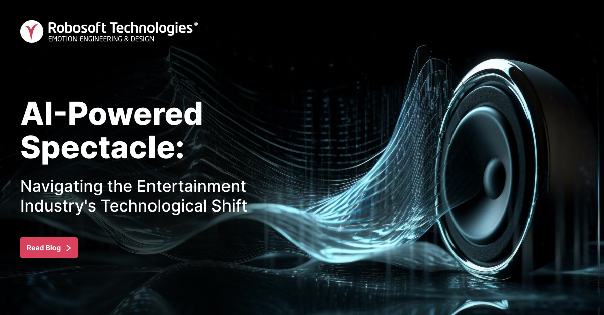 Robosoft's tweet photo. Discover the profound impact of #AI on the #entertainment world & explore the exciting possibilities it holds for the future: https://t.co/eFSBpnBPsK
#EntertainmentIndustry #music #gaming #media #AIRevolution #TechInnovation #DigitalTransformation #Robosoft https://t.co/cEzLuRy4mU