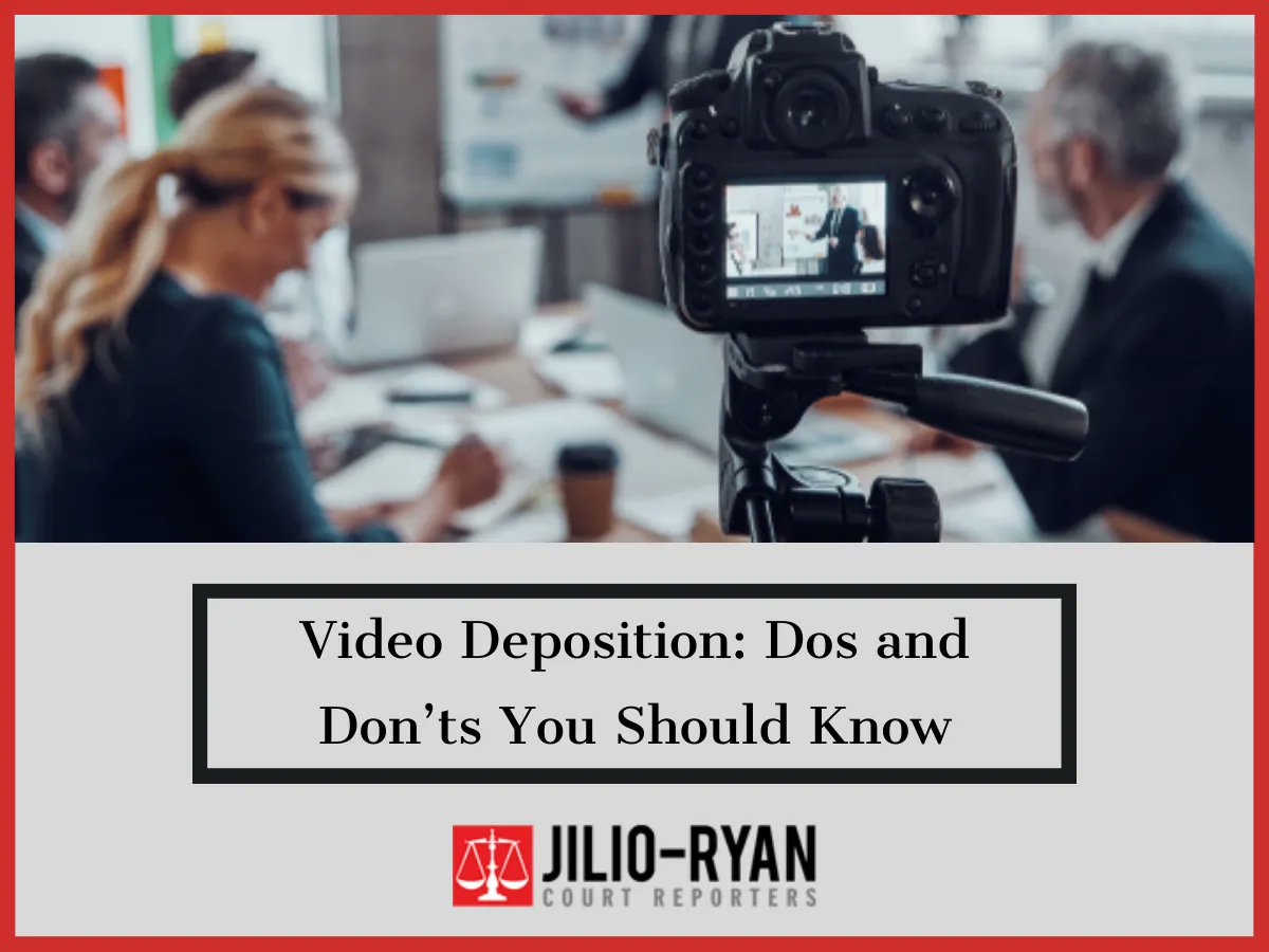 Ready to make an impact in your video deposition? Our blog shares the dos and don'ts that can make or break your performance. Arm yourself with valuable insights and excel in your legal endeavours.
jilioryan.com/blog/video-dep…
#VideoDepositionTips #VideoDepositionSuccess