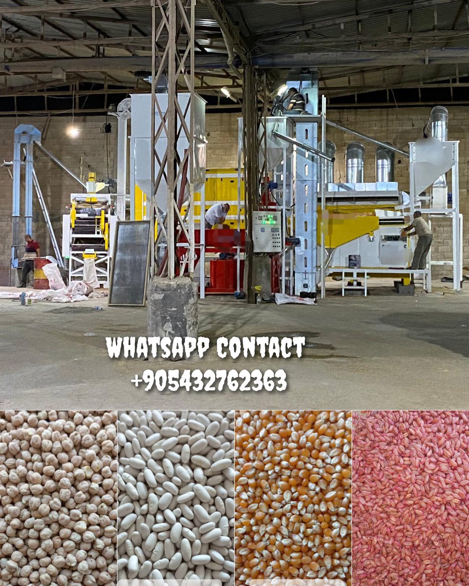 Pulses Cleaning Machineries 《》 الات تنظيف البقوليات
💢 5 TON PER HOUR《》 5 طن في الساعه
#Wheat #Bean #Chickpeas #Corn #Cumin #Spices #Lentil #Carob #Barley #Mungbean #Bulgur #Pulses #Legumes #Soybean
For More information Contact us 🌾🌼☎️
🌏 Whatsapp Contact : +905432762363