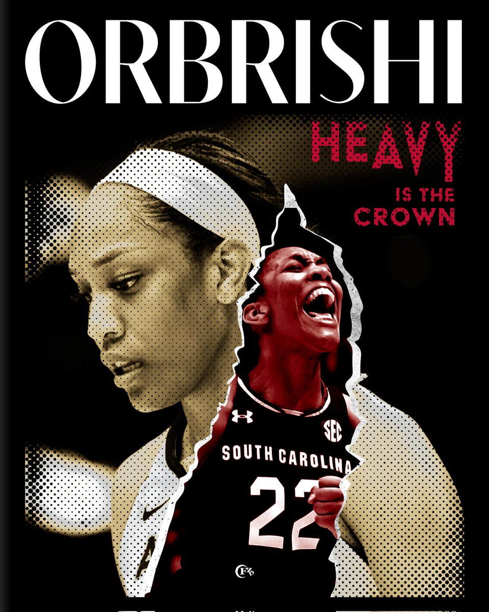 StudioFZD's tweet photo. The #MVP continues her @WNBA reign.

South Carolina's very own, @_AjaWilson22, graces this week's digital cover series for @Orbrishi

Make sure to follow @GamecockWBB &amp; @LVAces to support the squads! https://t.co/GHt6nBKdjv