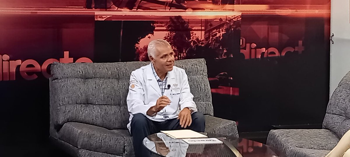 IsssteJalisco's tweet photo. Los servicios "Amiguissste" con Dr. Luis Javier Robles Arellano, Coordinador de Atención Primaria #IsssteJalisco en el programa En Directo de #canal44udegtv . #YaCompartissste #NuevoIssste #ISSSTESalud #ECOSParaElBienestar #TransformandoAlIssste https://t.co/C9Vmndu6JN