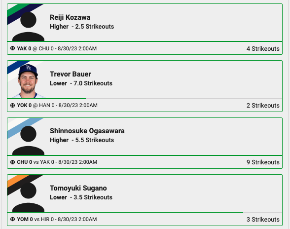 Prop_science's tweet photo. 🔥Hot streak continues with NPB pitcher props🔥
Let's keep it going!
Discord: https://t.co/IMAv35RS1H
#Prizepicks #Underdog📷 #GamblingTwitter #NPB #underdognpb #NPBprops https://t.co/z14F64JYdr