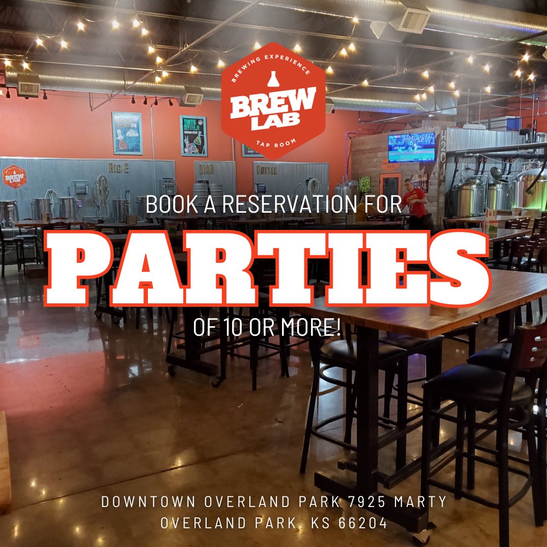 Need event space?  Or just planning an intimate get-together?  Rest easy.  We've got this! 🍻

brewlabkc.com/private-events

#BrewLabKC #KCBeer #KCBeers #KansasCityBeer #CraftBeer #KansasEats #KansasBrews #KansasFoodie#PitcherPerfect  #KansasBar
