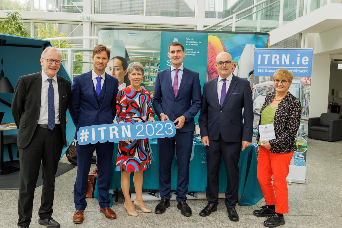 jackfchambers's tweet photo. Privileged to open the @itrn_ie Conference in @atusligo_ie this morning.

The event runs until tomorrow with some really interesting research sessions planned. Huge thanks to the organisers for the opportunity to outline Government transport priorities going forward. #ITRN2023 https://t.co/dH9gp5tsyO