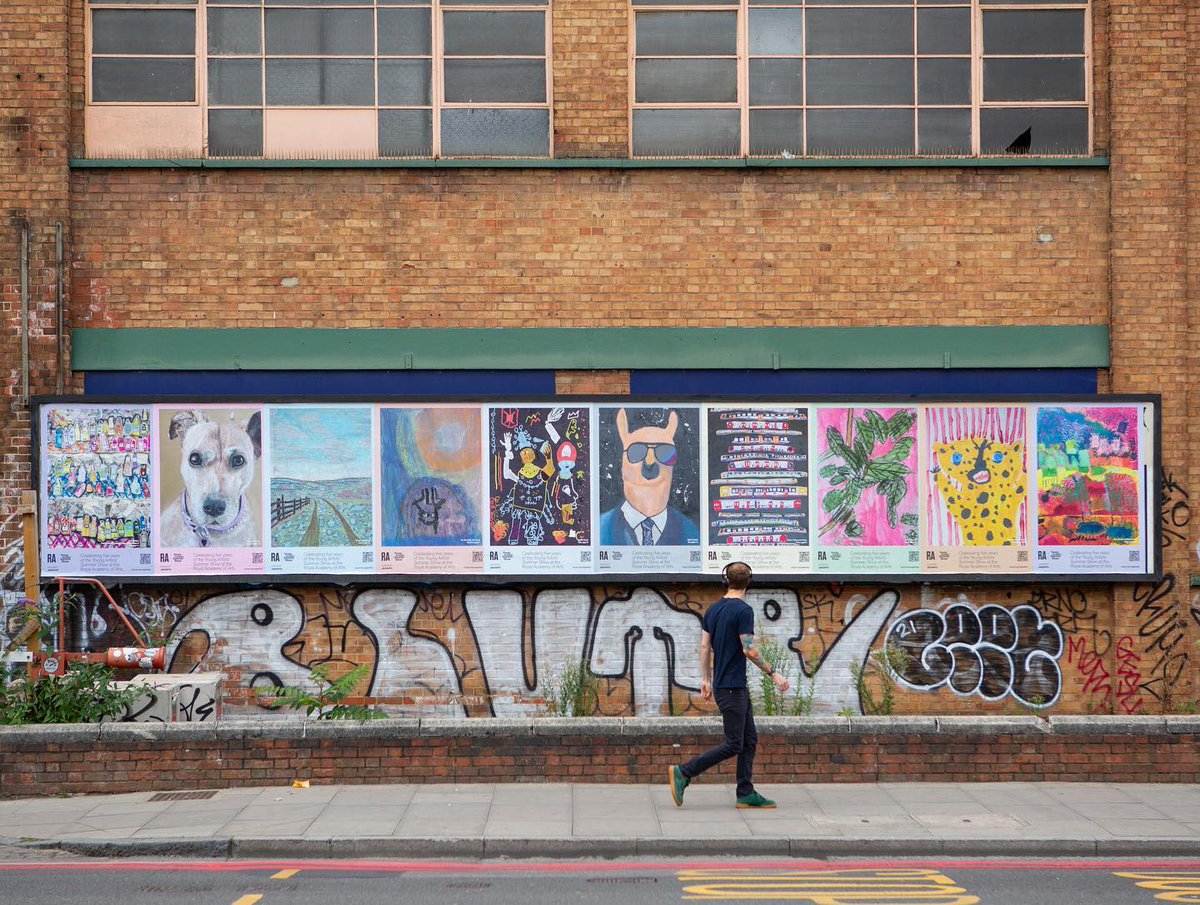 To celebrate 5 years of the Young Artists’ Summer Show <a href="/royalacademy/">Royal Academy</a> we've teamed up with <a href="/buildhollywood/">BUILDHOLLYWOOD</a> to showcase artworks in 10 UK cities. Keep your eyes out in Brighton,Birmingham,Bristol,Cardiff,Liverpool, London, Manchester, Sheffield, Edinburgh &amp; Glasgow! #RAYoungArtists
