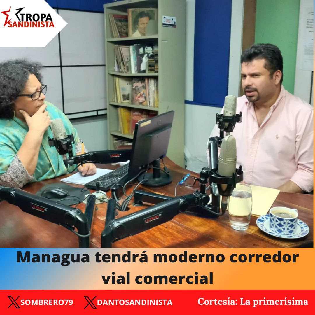 Y seguimos con el progreso, Managua tendrá moderno corredor vial comercial 
#PatriaBenditayLibre 
#AmoraNicaragua