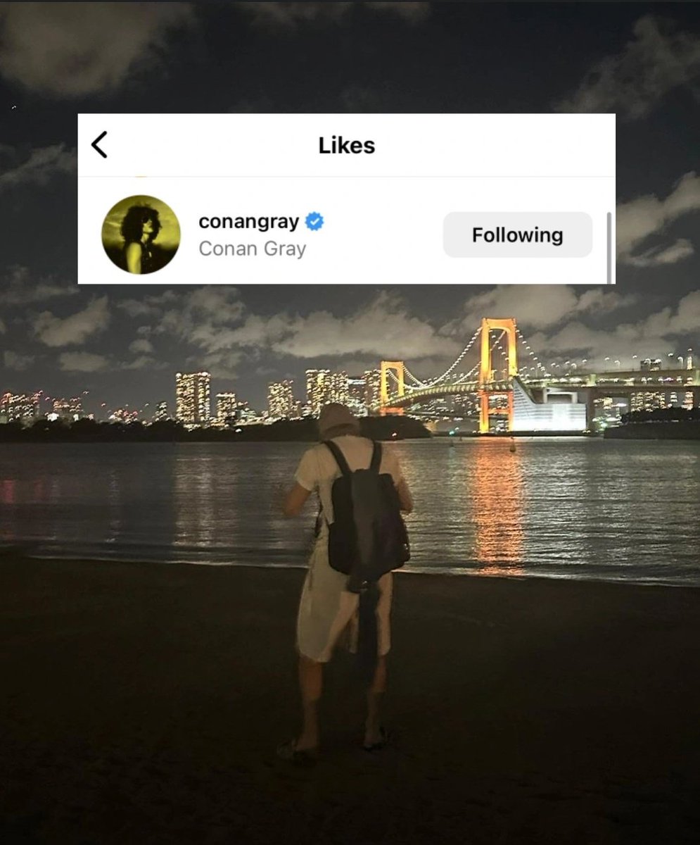 [♥️] Şarkıcı Conan Gray, Taehyung'un son Instagram gönderisini beğendi.