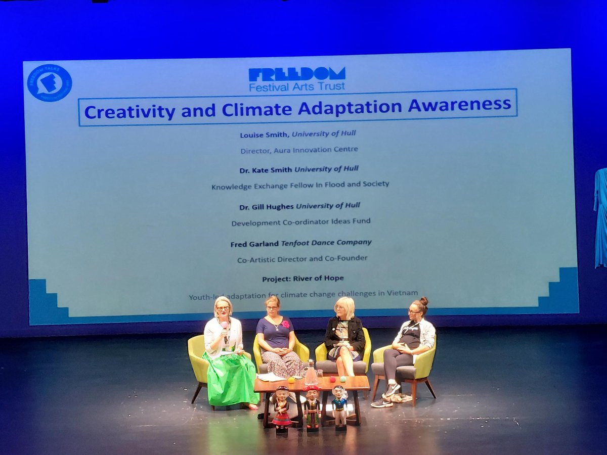 _aurainnovation's tweet photo. "Real change is possible and we can do an awful lot if people come together. Art can join us altogether and is a powerful way to tell stories" Kate Smith, @EEIatHull, @UniOfHull
Thanks to all who came along to the #FreedomTalks today, and to those who took part in the panel 🙌 https://t.co/c3EbLPAuiO