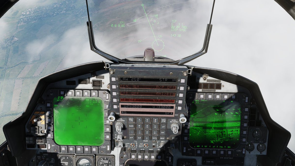 Cinari_Amatuka's tweet image. F-15E
合成開口レーダっていいね・・・
雲の上からでも目標エリア見えるのすごい
(兵装は全部自由落下式だけど)
結局未だマニュアル読めてないけど大丈夫っしょ
#DCSWORLD #RAZBAM