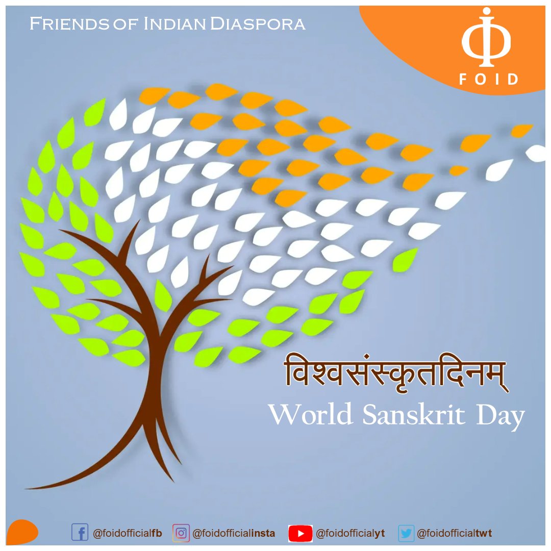 foidofficialtwt's tweet photo. 𝐖𝐨𝐫𝐥𝐝 𝐒𝐚𝐧𝐬𝐤𝐫𝐢𝐭 𝐃𝐚𝐲 / विश्वसंस्कृतदिनम्,:
#Scientific language depends on denotation while literary langue depends on connotation. – SANSKRIT has both!
@DrGautamSagar @eoiberlin @IndiainHamburg @iccr_hq https://t.co/yCTxQL8oEh