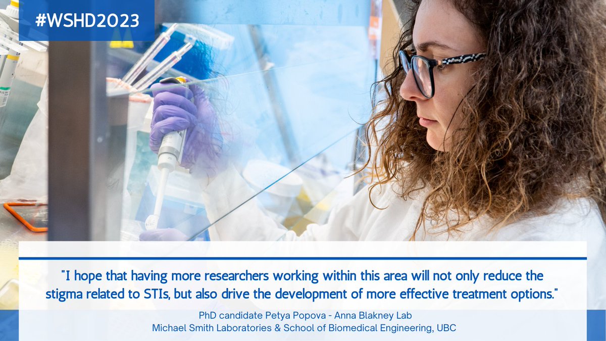For World <a href="/sexualhealthday/">World Sexual Health Day</a> on Sept 4 @UBCScience labs are sharing their #SexualHealthResearch! 

Petya Popova of the Blakney lab (<a href="/AnnaBlakney/">Anna Blakney</a>) shares her research on lipid nanoparticle &amp; #RNA formulations for a #Chlamydia vaccine.

Learn more: bit.ly/WSHD_Blakney_L…

#WSHD2023