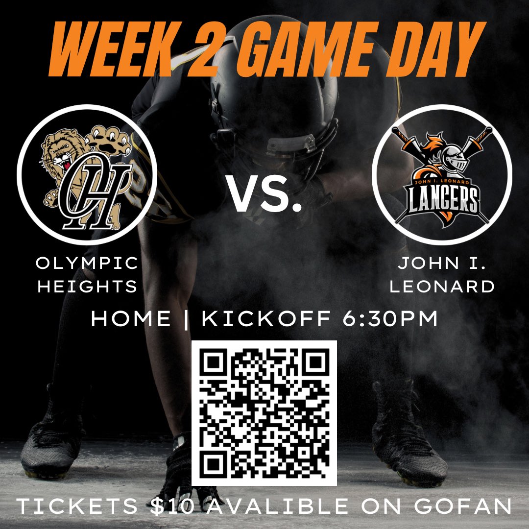 John I. Leonard Football (@jil_football) on Twitter photo It’s GAME DAY Lancer Nation!!!! Come out and watch your Lancers take on Olympic Heights tonight at 6:30pm. Tickets are available at GoFan for $10 gofan.co/event/1077689?… <a href="/JILHSOFFICIAL/">John I. Leonard High School (Official)</a> <a href="/CoachAustinV/">Austin Van Es</a> <a href="/EraPrep/">New Era Prep</a> It’s GAME DAY Lancer Nation!!!! Come out and watch your Lancers take on Olympic Heights tonight at 6:30pm. Tickets are available at GoFan for $10 gofan.co/event/1077689?… <a href="/JILHSOFFICIAL/">John I. Leonard High School (Official)</a> <a href="/CoachAustinV/">Austin Van Es</a> <a href="/EraPrep/">New Era Prep</a>