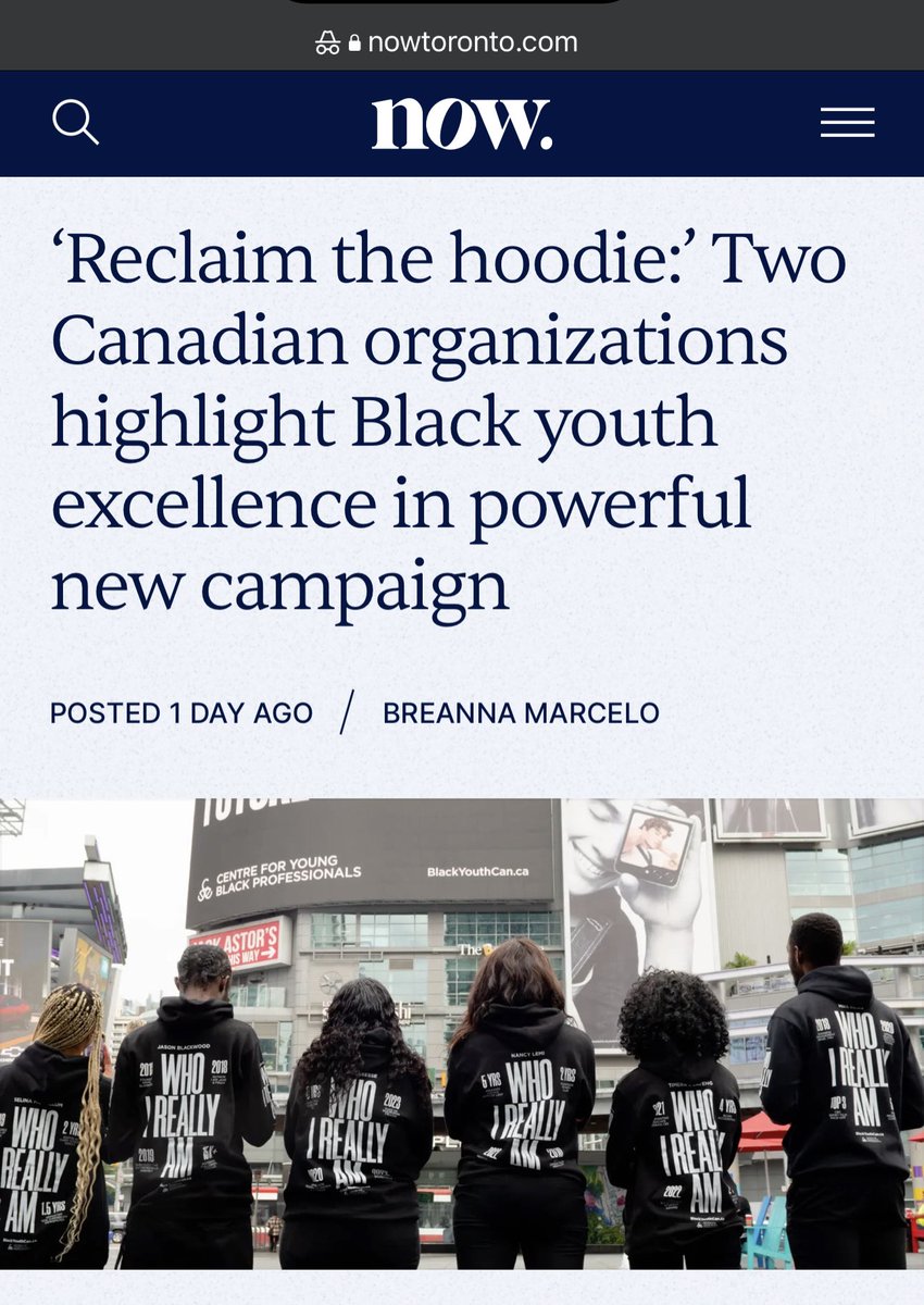 neeceelexy's tweet photo. Read it on @nowtoronto
Read the stories of Black Youth Excellence from the city of Toronto & CEE Toronto programs.
#BlackYouthCan
#CEEToronto
#nowtoronto
#SSOX #SSOT
#neeceelexy https://t.co/PxvQWfhPMW
