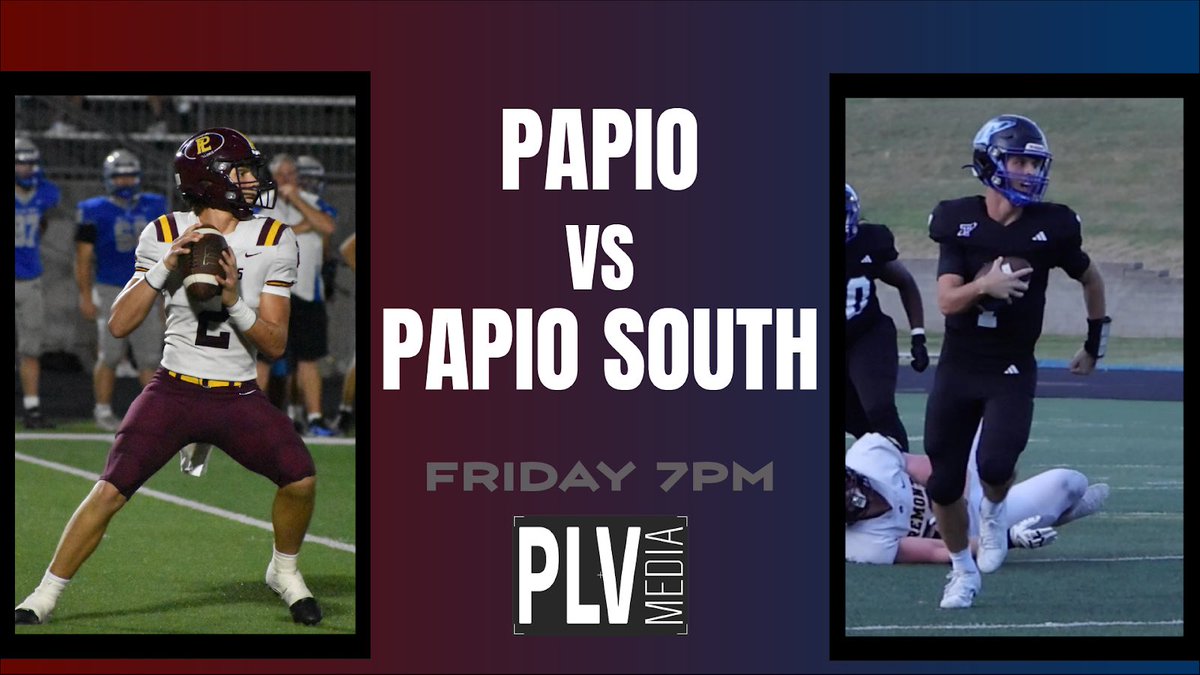 PLVMedia's tweet photo. 🔴 𝙏𝙝𝙚 𝙁𝙞𝙜𝙝𝙩 𝙛𝙤𝙧 𝙁𝙤𝙪𝙣𝙙𝙖𝙩𝙞𝙤𝙣 🔵
PAPIO 👑
🆚
PAPIO SOUTH🛡️
Friday, September 1st
7pm CT
Streaming live on PLV Media 🎥
Don’t miss out on this historical
rivalry! https://t.co/OV5qdQd03I