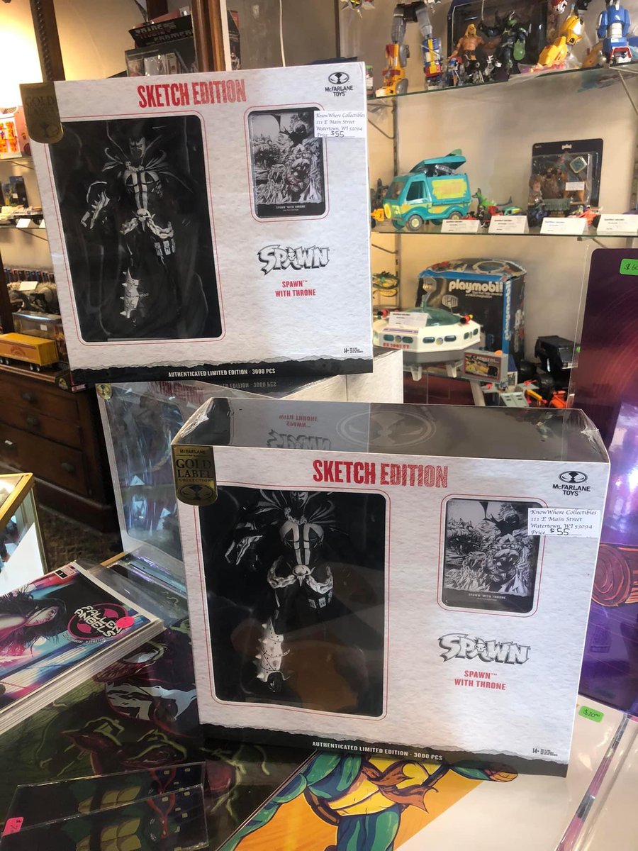 DriftingHere's tweet photo. #knowwherewisconsin #knowwheretoys
 #toystore #mcfarlanetoys #spawn #toysforsale #watertownwi #wisconsintoystore #wisconsin https://t.co/vlf0khTlBe