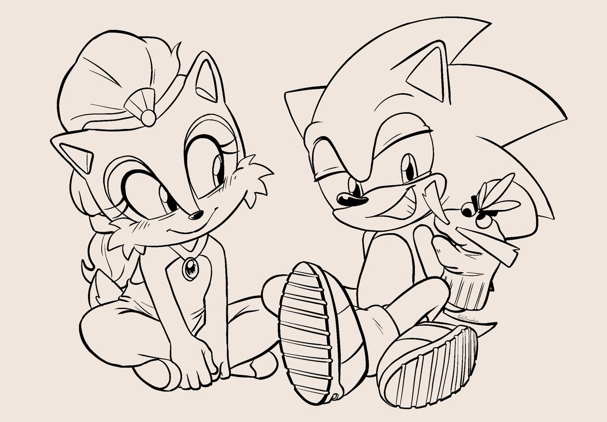 Sonally fans, do you want to collab? 👉👈 
(Lineart without bg in second tweet)
#SonicTheHedeghog #sallyacorn #sonally #SatAM #sonicfanart