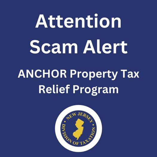 The New Jersey Division of Taxation will not initiate a text exchange to request personally identifiable information regarding your ANCHOR benefit or your income tax filing. Visit the division's scams page for more information: state.nj.us/treasury/taxat…