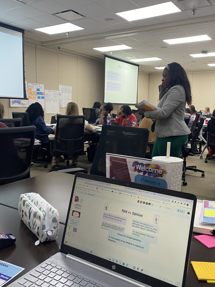 When your program director models what she expects, you can’t help be in awe! There’s lots of work to be done and today’s TOT has set the bar high but has given the supports to reach it! We’re ready to take it all back to @RaymondES_AISD @esmvalsin @Ms_Bostic03 @judarrah