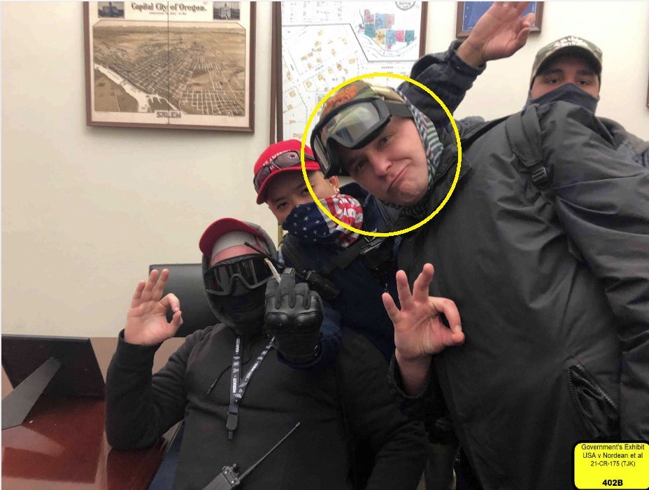 JUST IN: Zachary Rehl, a member of the far-right Proud Boys who sprayed cops during the Jan. 6 insurrection on the Capitol, has been just sentenced to 15 years in prison. Today is a great day for the rule of law in America.