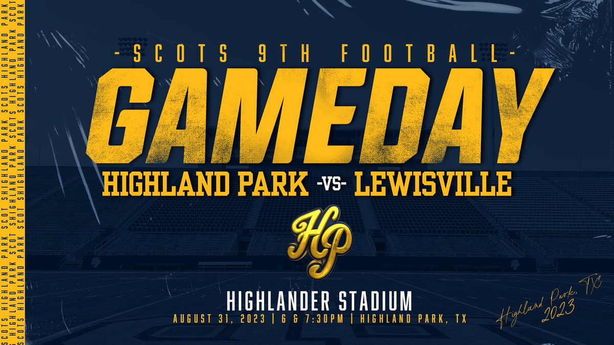 scotsathletics's tweet photo. IT'S GAMEDAY!! Good luck to our Freshmen and JV football teams today versus Lewisville! #EENG #HPFootball🏈 @HPSCOTSFB @GamedayScots https://t.co/Iz2uw3aagt