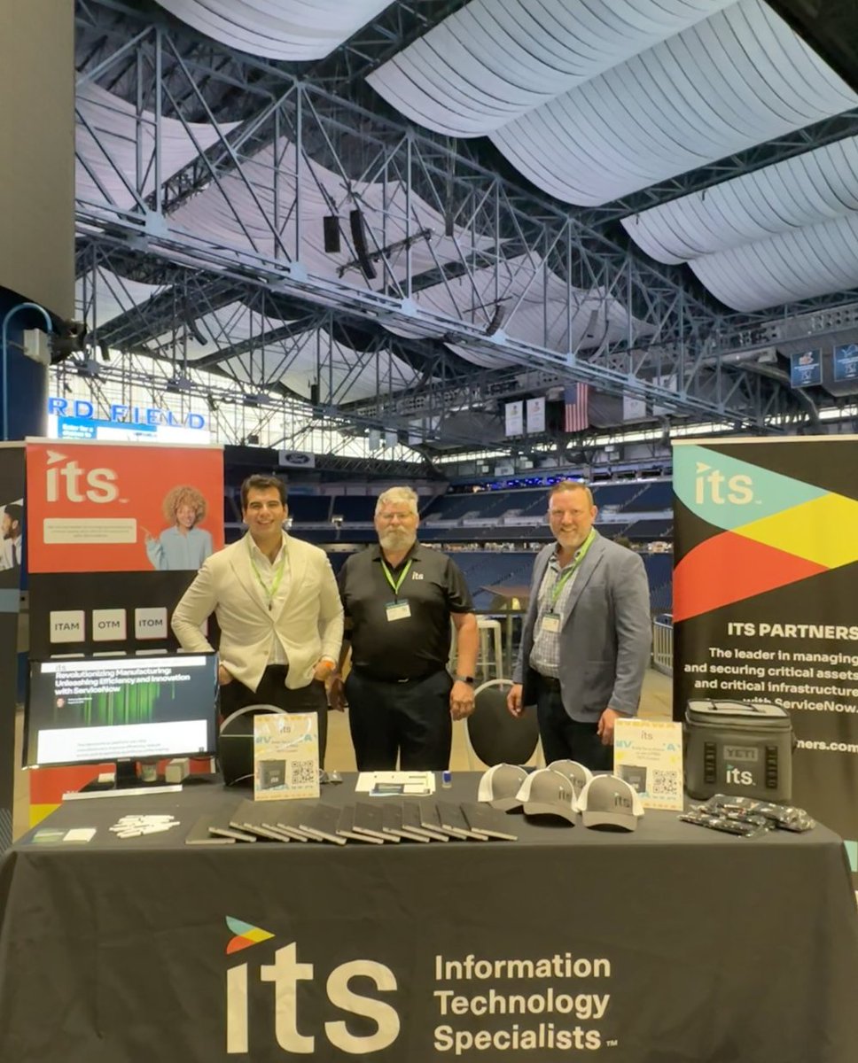 ITS Partners (@its_partners) on Twitter photo We got the opportunity to sponsor the ServiceNow Detroit & Chicago Summits this past week! We enjoyed exploring new ideas and the importance of an Operational Technology Management program! Thanks to everyone who joined us for a great event! We got the opportunity to sponsor the ServiceNow Detroit & Chicago Summits this past week! We enjoyed exploring new ideas and the importance of an Operational Technology Management program! Thanks to everyone who joined us for a great event!