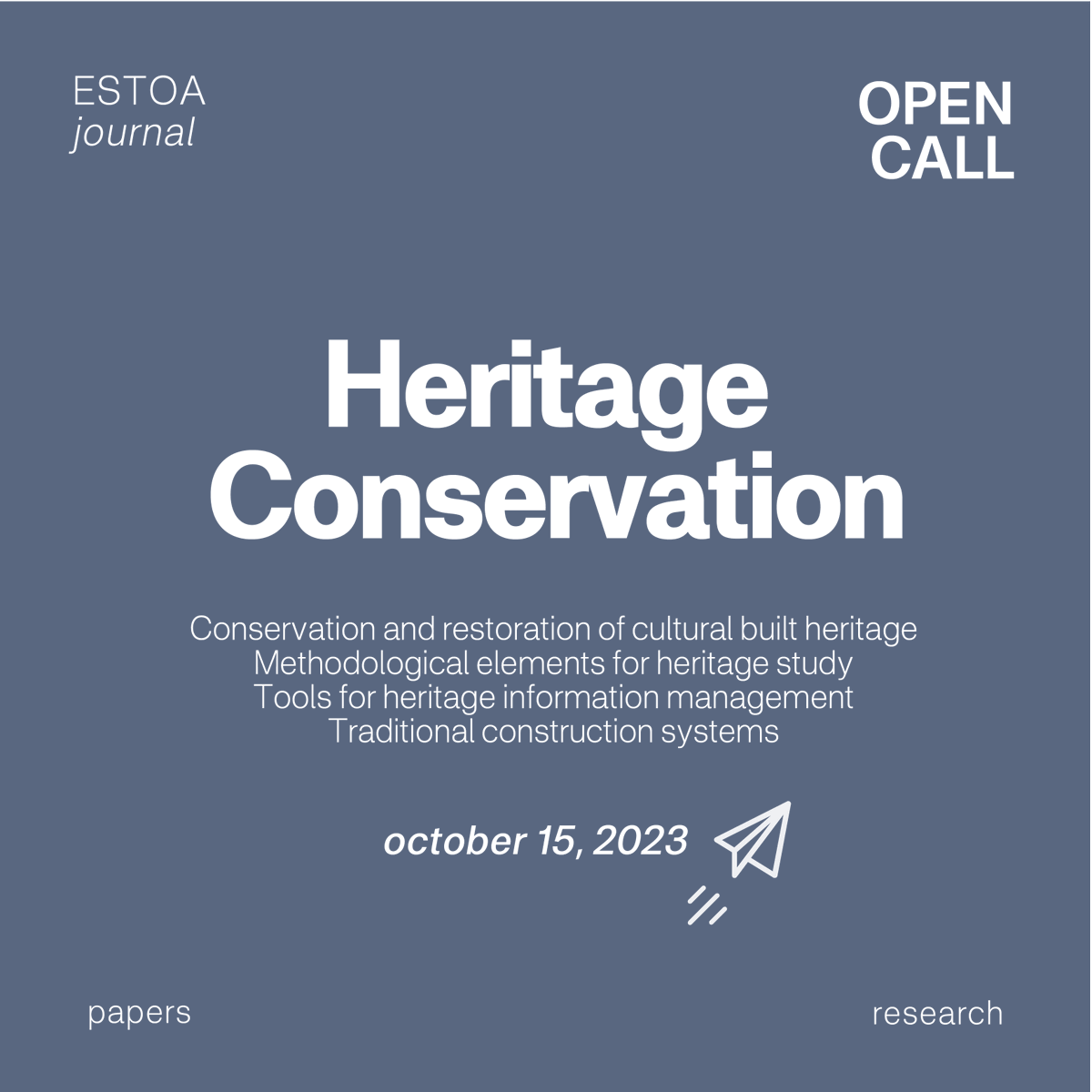 RevistaEstoa's tweet photo. #callforpapers | #ESTOA The journal's editors invite the submission of original and unpublished scientific articles resulting from completed or ongoing research in English and Spanish.
โถ๏ธhttps://t.co/hejC0mkFR2
๐๐ฒ๐ฎ๐ฑ๐น๐ถ๐ป๐ฒ: ๐ข๐ฐ๐๐ผ๐ฏ๐ฒ๐ฟ ๐ญ๐ฑ, ๐ฎ๐ฌ๐ฎ๐ฏ
#ESTOA25 #ESTOA26 https://t.co/ELsDLFC4kT