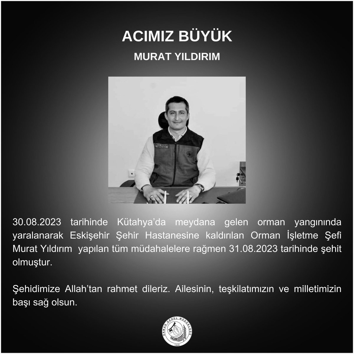 Teşkilatımızın ve Milletimizin başı sağ olsun. 🇹🇷