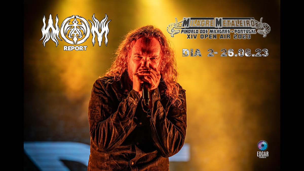 WOM Report - Milagre Metaleiro XIV Open Air: Dia 2 - 26.08.23

Resurge | Arenia | Xhamain | Ravenblood |Toxikull | Eclipse | Aktarum | Dark Tranquillity | BLISS OF FLESH | Stratovarius | Sacred Sin 

buff.ly/47YH4ZC

#milagremetaleiro #womreport #womtv #worldofmetal