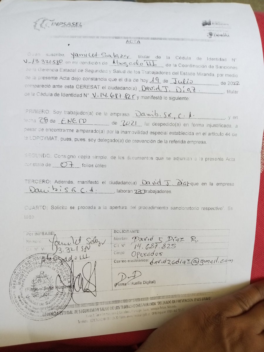Mi compañero espera por esto ya casi 2 años por fuera