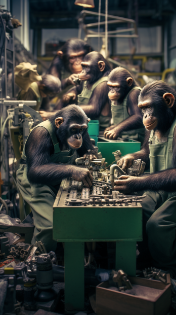 Rare_Ai_Curator's tweet photo. APE Workshop
By AI
#ape #workshop #work #factory #worklife #AMCAPES #art #artist #AIart #AIArtwork #rareai https://t.co/as0Srud12I
