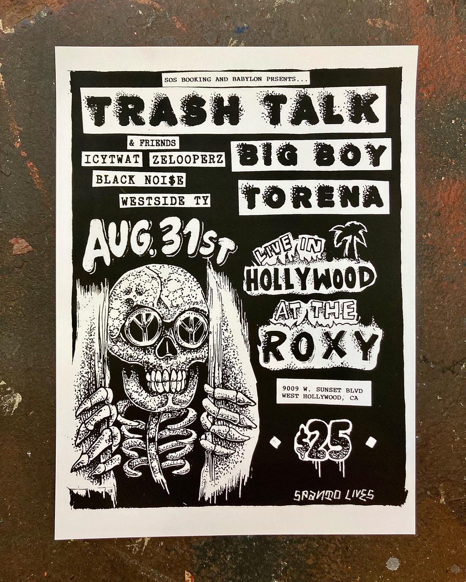 LeeSpielman's tweet photo. Limited hand screened posters available tonight.. Edition of 50. 💥🔨 https://t.co/EGMQ4MTbsE