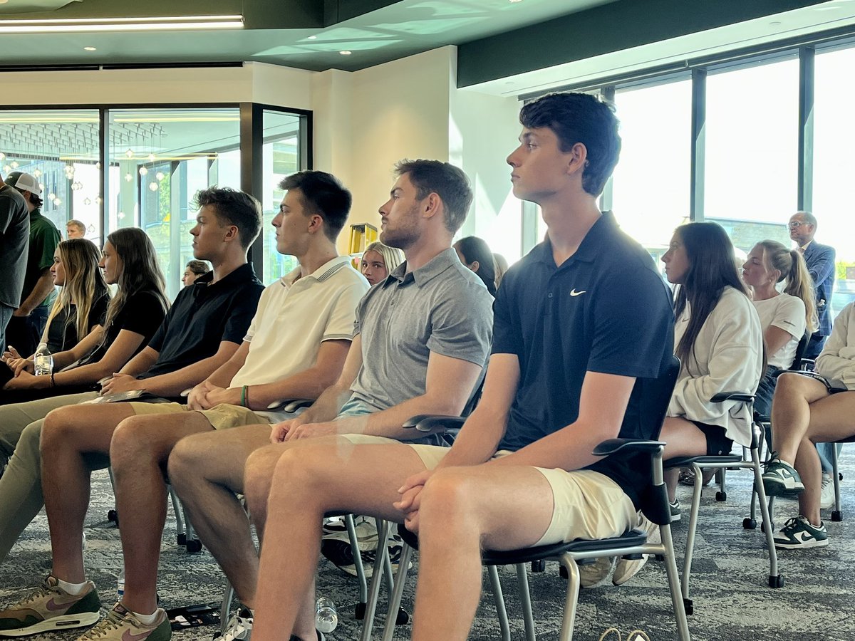 The largest NIL signing event for Michigan State is taking place right now on campus (100+ athletes)

Among them is Otsego alum &amp; current MSU pitcher <a href="/DzierwaJoseph/">Joseph Dzierwa</a> who is donating his portion to ‘Knights Have Your Back’ (high school organization)

Hear from him tonight on WTOL