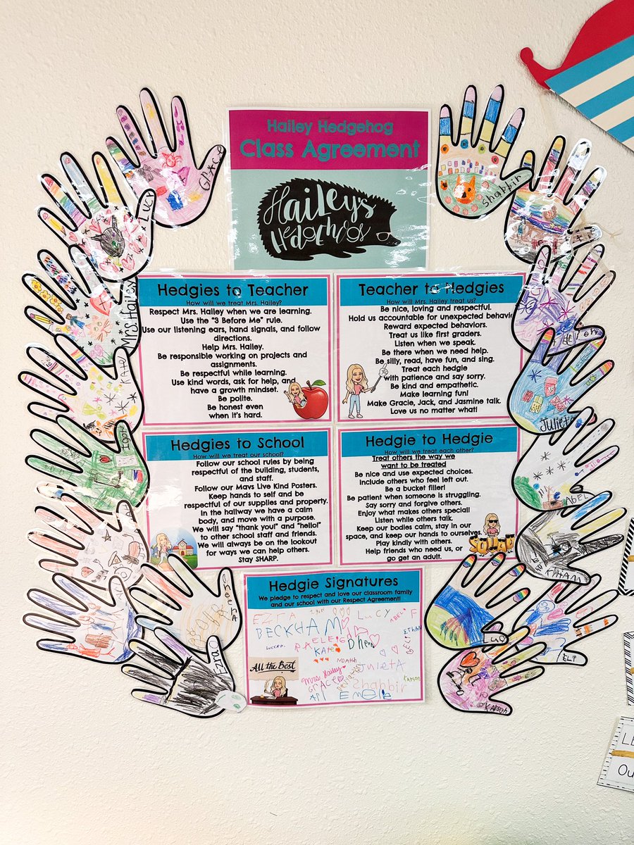 HaileyHedgehogs's tweet photo. Firsties love building our classroom community! We love our classroom family! Hedgies discussed how we are always ready to bring our kindness hands everywhere we go! @mcgowenes #everystudenteveryday GROWS #mymisd 
(Credit and thanks for the amazing idea, @missbennett_1!) https://t.co/Q3ORAnYLxR