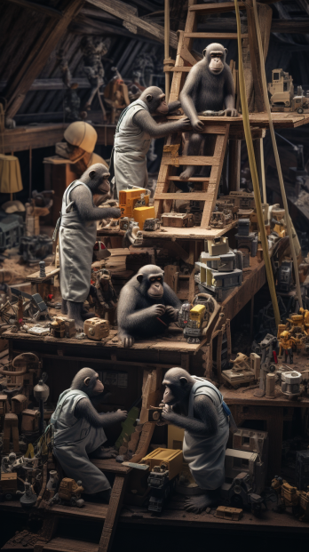 Rare_Ai_Curator's tweet photo. APE Workshop
By AI
#ape #workshop #work #factory #worklife #AMCAPES #art #artist #AIart #AIArtwork #rareai https://t.co/as0Srud12I
