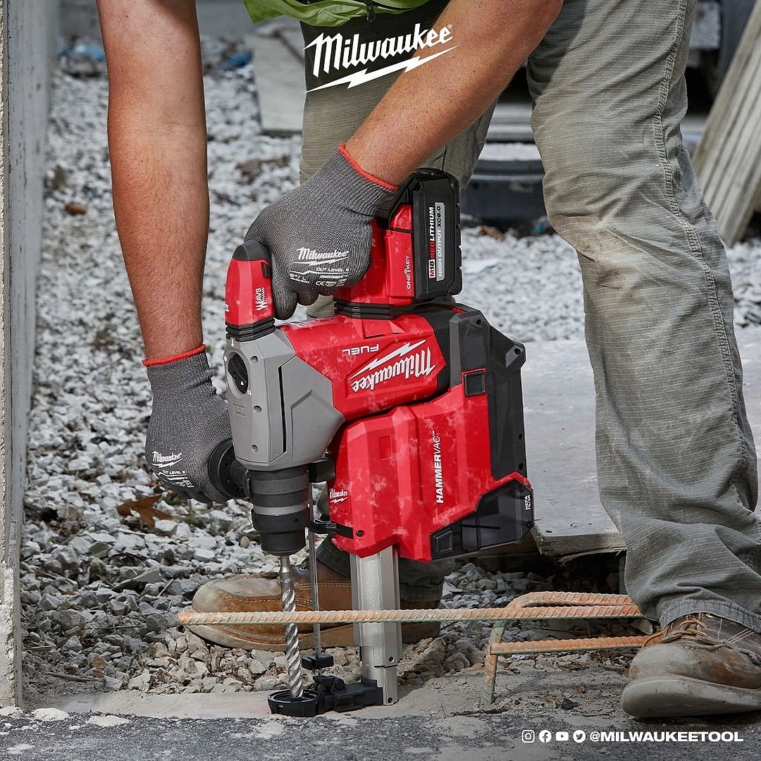 Fastest Drilling, Hardest Hitting. M18 FUEL™ 1-1/8" SDS Plus Rotary Hammer w/ ONE-KEY™.