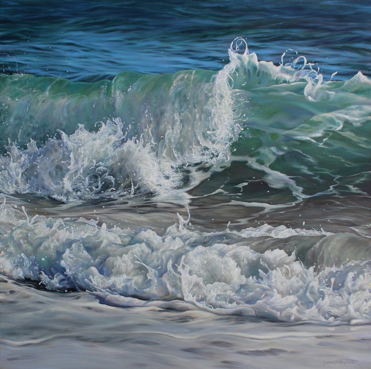 And…. It’s finished! But still needs a title 🤔
24x24 in.
oil on canvas
.
#seascapepainting #wave