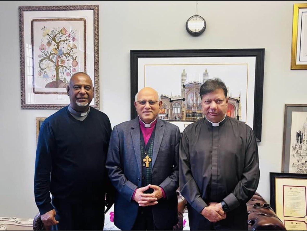 Bishop Kaleem John, Diocese of Hyderabad Pakistan paid a visit. Pray for peace and harmony between different faith communities in Pakistan.