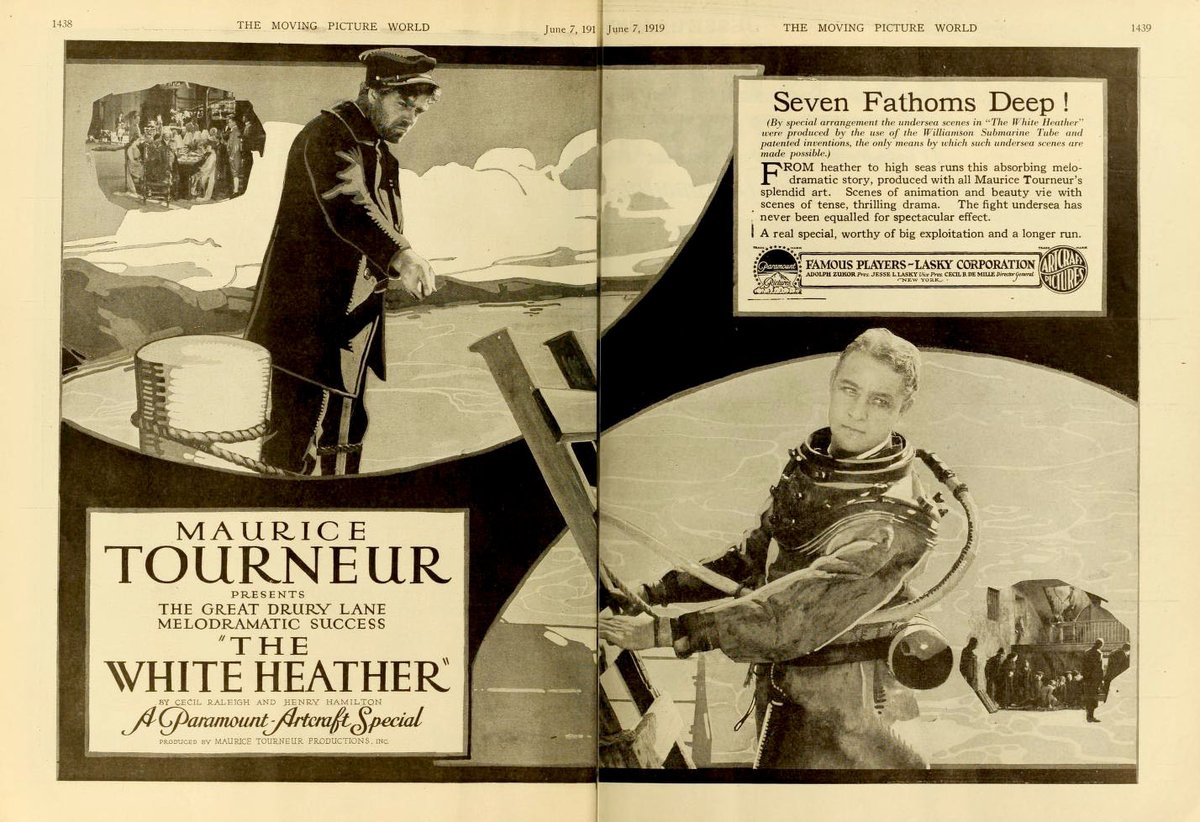 We are delighted to have received a @NatlFilmPres Matching Grant to restore THE WHITE HEATHER! Directed by Maurice Tourneur, the film was thought lost until just months ago, when @EYE_film identified a print of the film and brought it to our attention! bit.ly/44ErCPn